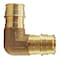 Apollo 3/4 in. PEX-A Barb Brass 90-Degree Elbow Fitting EPXE3434 - alternate 5